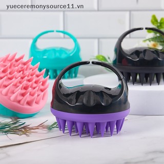 1 Lược Gội Đầu Mát Xa Da Đầu Bằng silicone