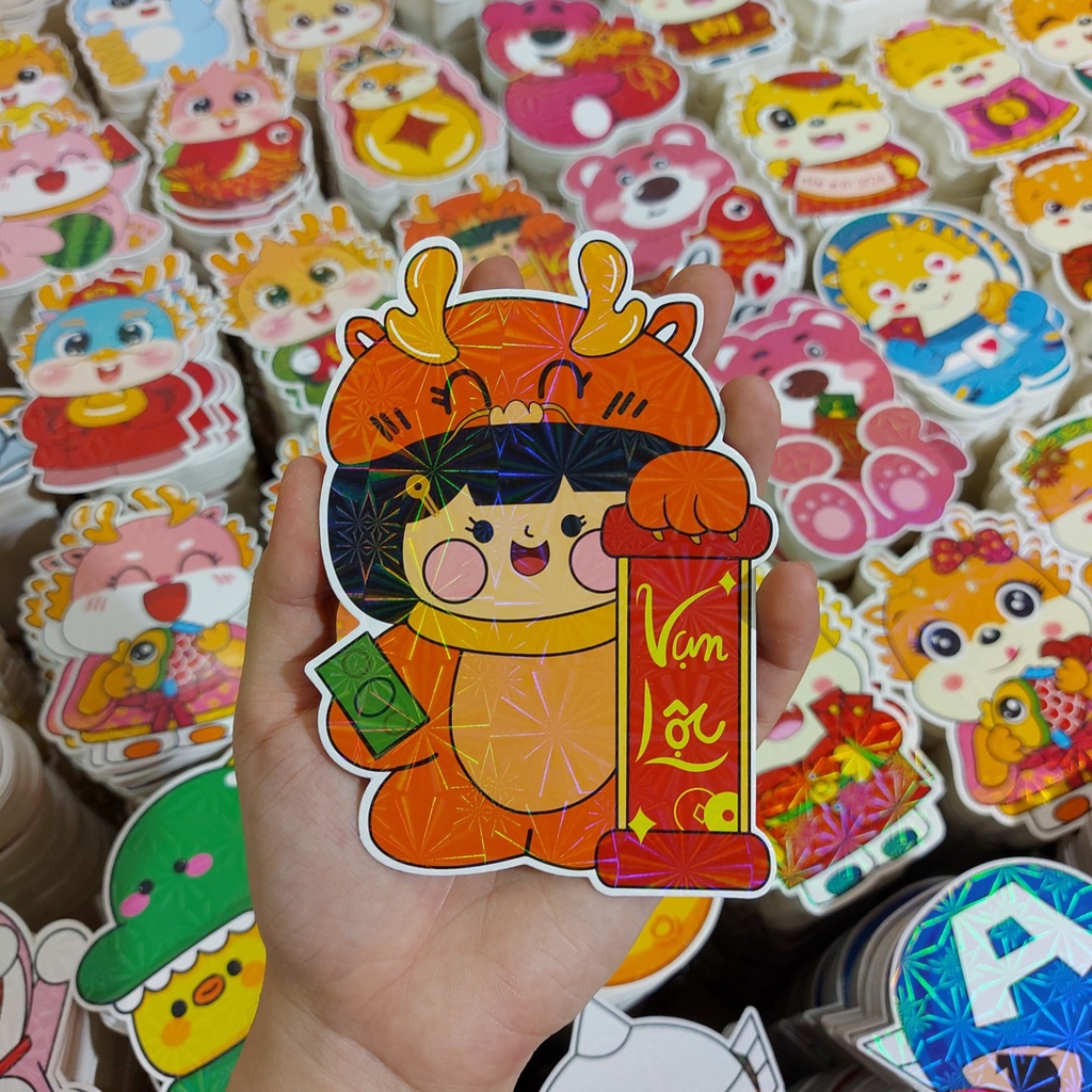 BAO LÌ XÌ CHIBI MẪU RỒNG 2024 NGHỘ NGHĨNH, THẢ GA LÌ XÌ CHO BÉ