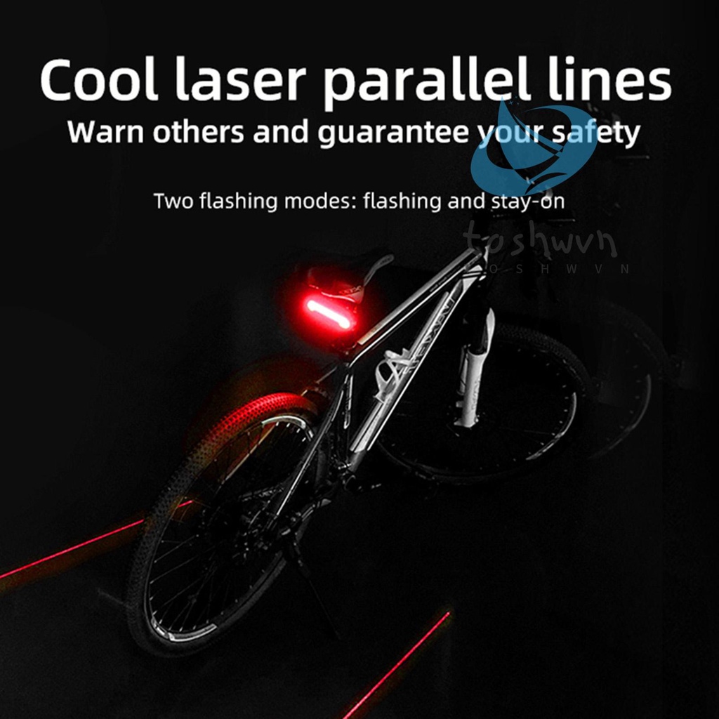 Meilan Đèn led Tín Hiệu Không Dây Gắn Đuôi Xe Đạp x5