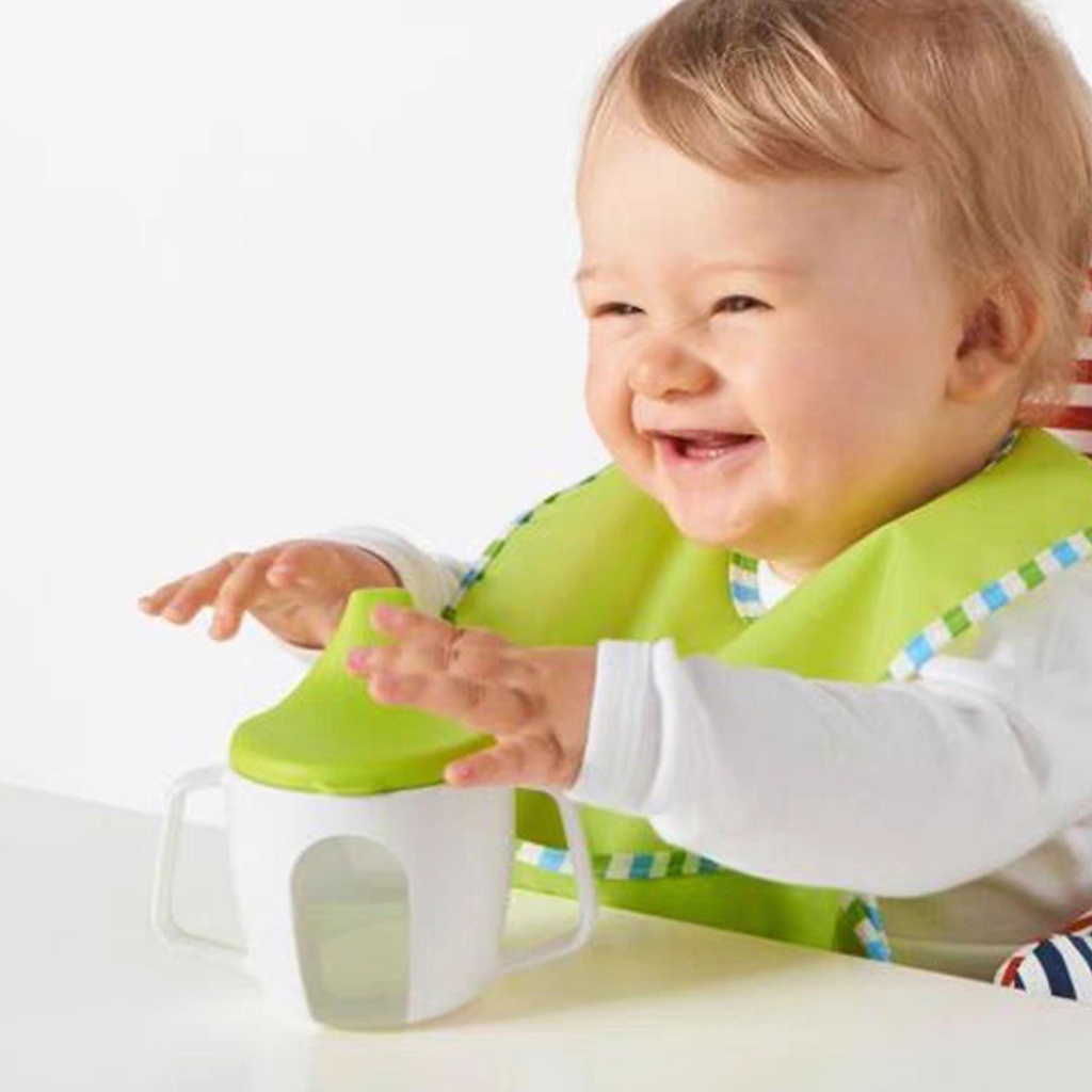 Bình Đựng Nước 10-36 Tháng Có Tay Cầm Chống Rò Rỉ Chống Sốc Cho Bé Sơ Sinh 150ml
