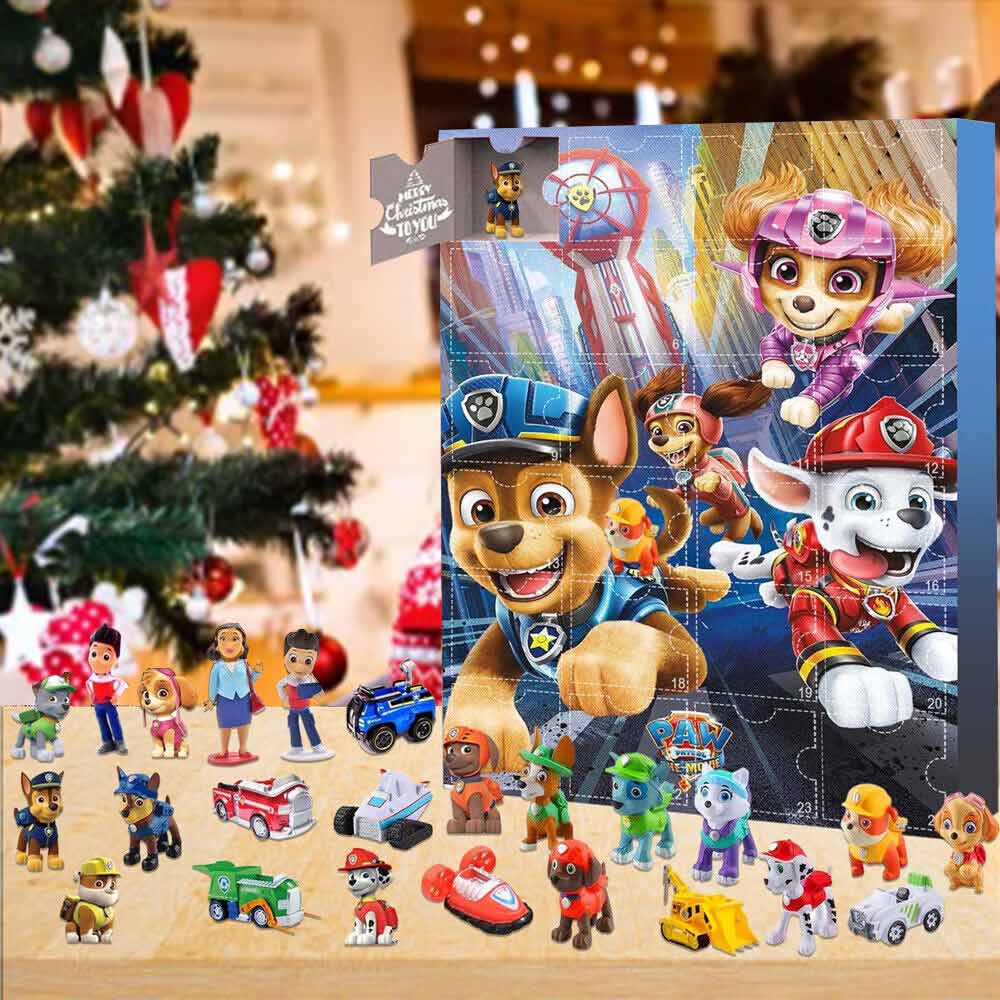 2023 Christmas Advent Calendar PAW Patrol Figures Toys 24 Days Countdown Gifts