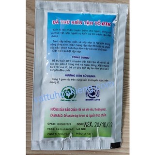 BÃ TRỪ KIẾN TẬN Ổ BTK (5GR) (gói)