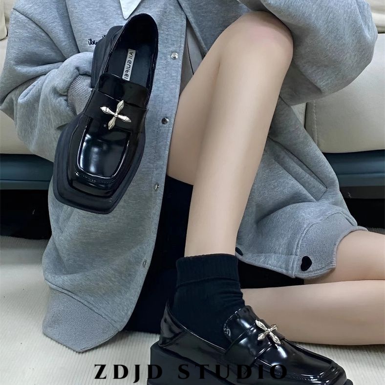 ZDJD giày búp bê nữ đế cao lolita giày Mary Jane Đế da mềm đế thời dép Thoải Mái Xinh Xắn  Phóng khoáng Tiện dụng Linh hoạt Đa màu sắc FLF23B0FI0 45Z231109