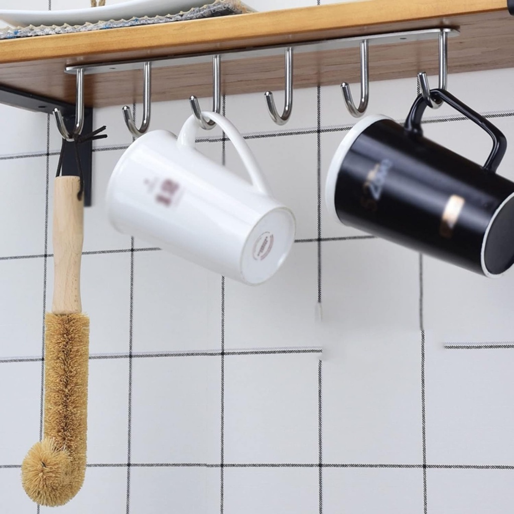 Móc Treo Dụng Cụ Dưới Tủ Bếp Nordic Germany Inox 304 6 kg Modern Home decor tinh tế Euro