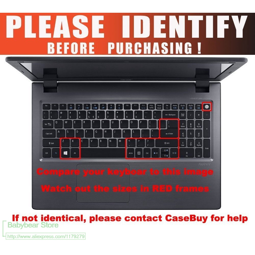 Tấm Lót Bảo Vệ Bàn Phím Máy Tính 15.6 "acer aspire es 15 es1-572 - 31kw es1-572 - 31xl e5-532g v3-574 15 inch Tiện Dụng
