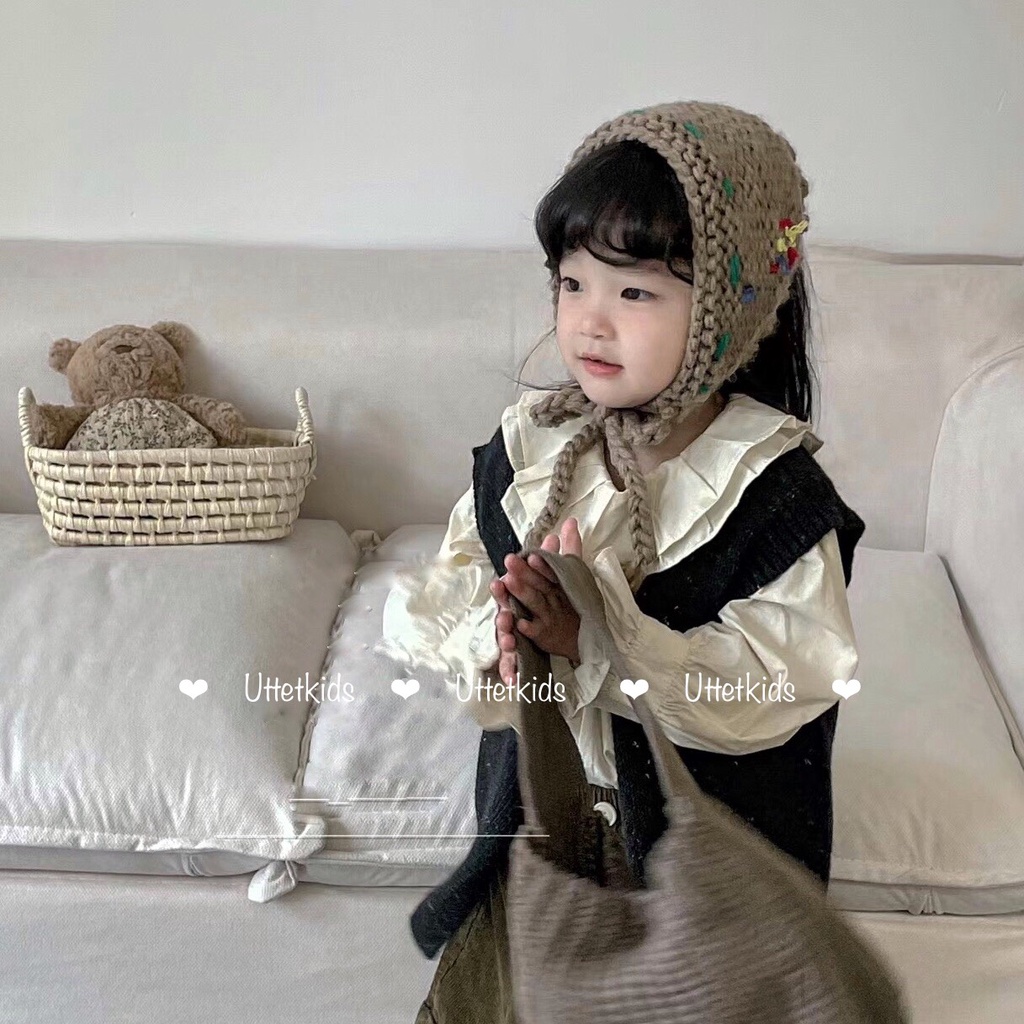 BĂNG ĐÔ LEN PHONG CÁCH HÀN QUỐC CHO BÉ GÁI MÙA THU ĐÔNG