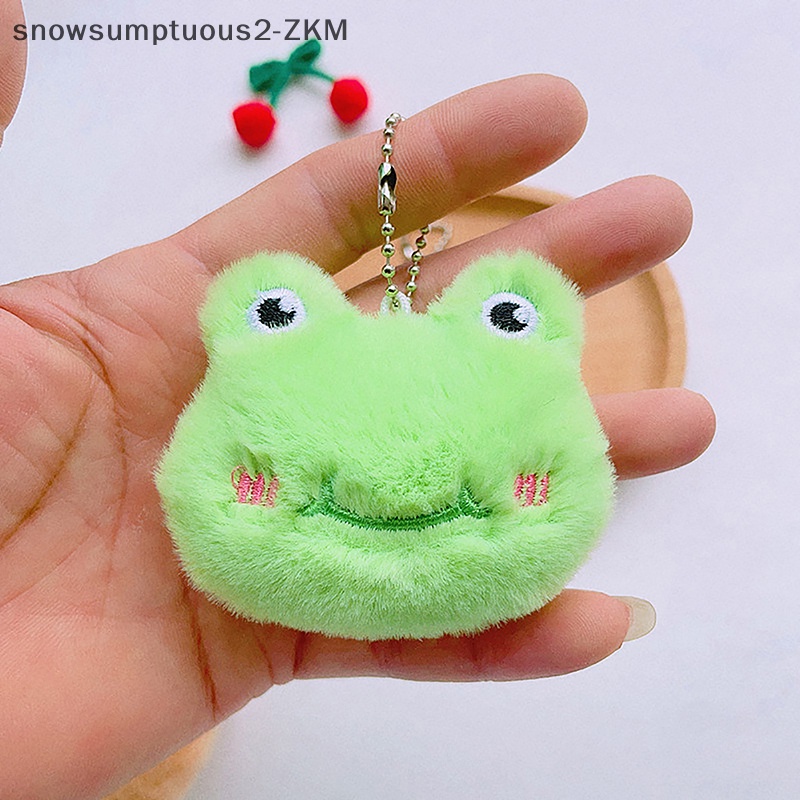 # Snow # Móc Chìa Khóa Hình Thú Nhồi Bông Mềm Mại Dễ Thương Trang Trí Ba Lô / Quà Tặng Cho Bé Gái