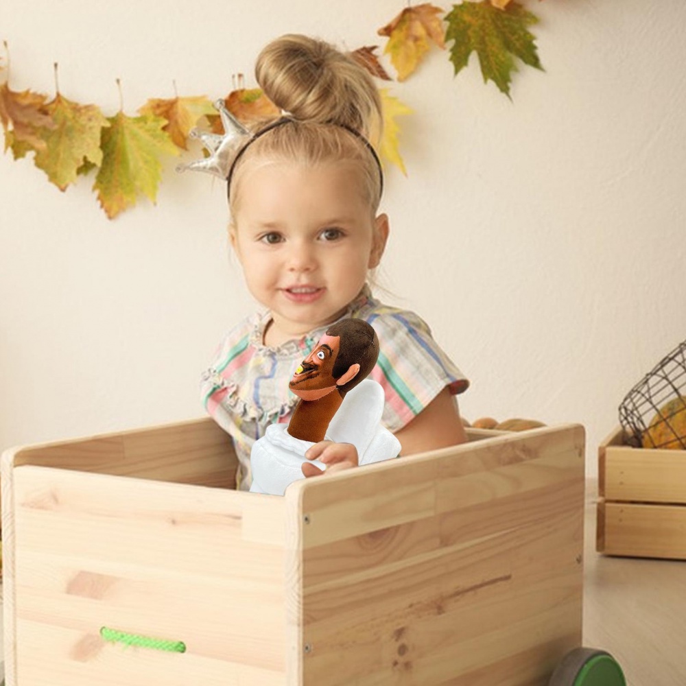 Đồ Chơi toilet Nhồi Bông Mềm Mại Khử Mùi Thiết Kế Vui Nhộn Đa Năng Cho Ngày Sinh Nhật, Giáng Sinh Và halloween