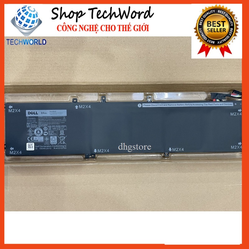 Pin Laptop Dell XPS 15 9550 Precision 5510 M5510 4GVGH 84Wh