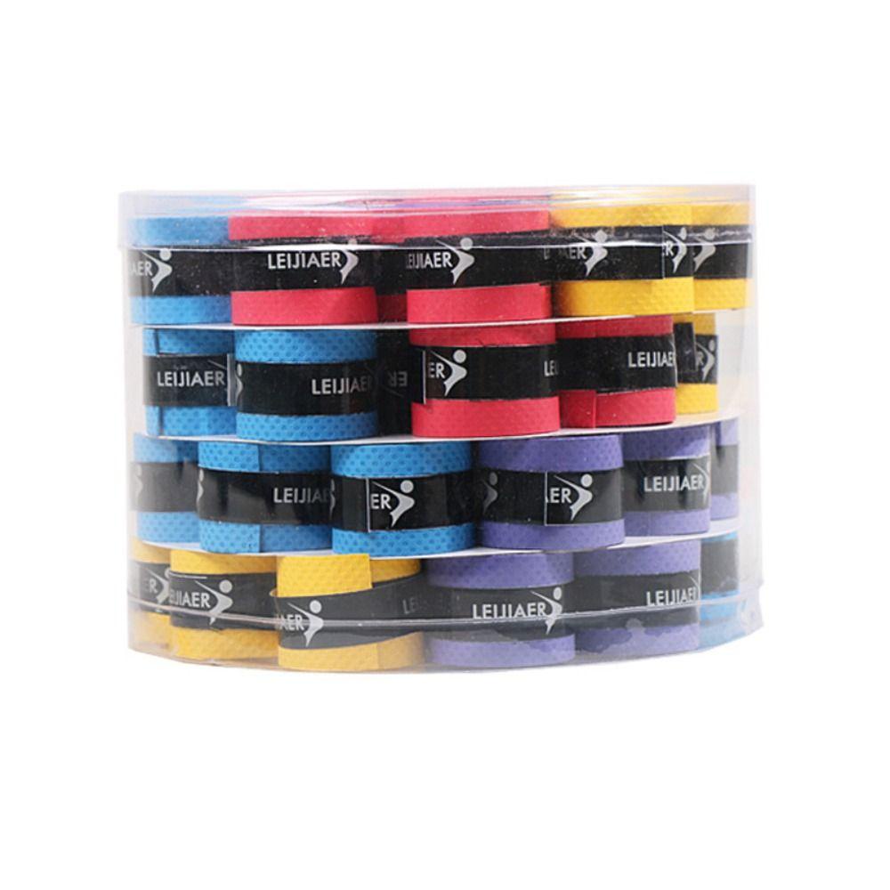 Muvako Băng Quấn Tay Cầm Vợt tennis / Cần Câu Cá Bằng pu Chống Trượt Thấm Hút Mồ Hôi 5 Màu Dày Dặn