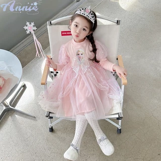 Annie quần áo trẻ em Đầm Công Chúa elsa Xinh Xắn Cho Bé Gái váy công chúa bé gái