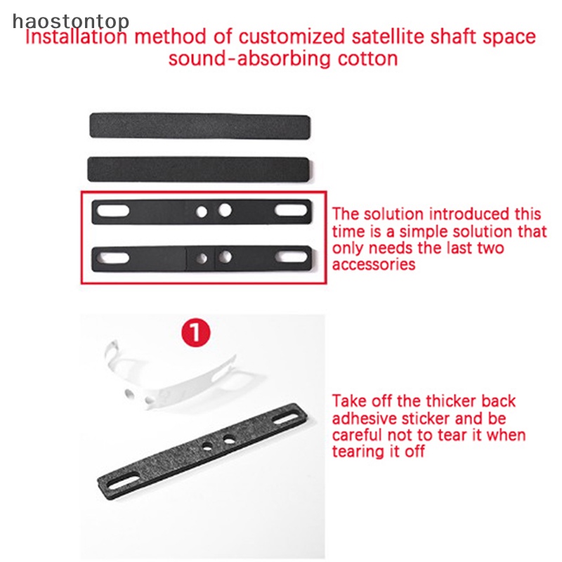 Haostontop Miếng Đệm cotton Thấm Hút Âm Thanh Cách Âm Cho Bàn Phím Cơ vn