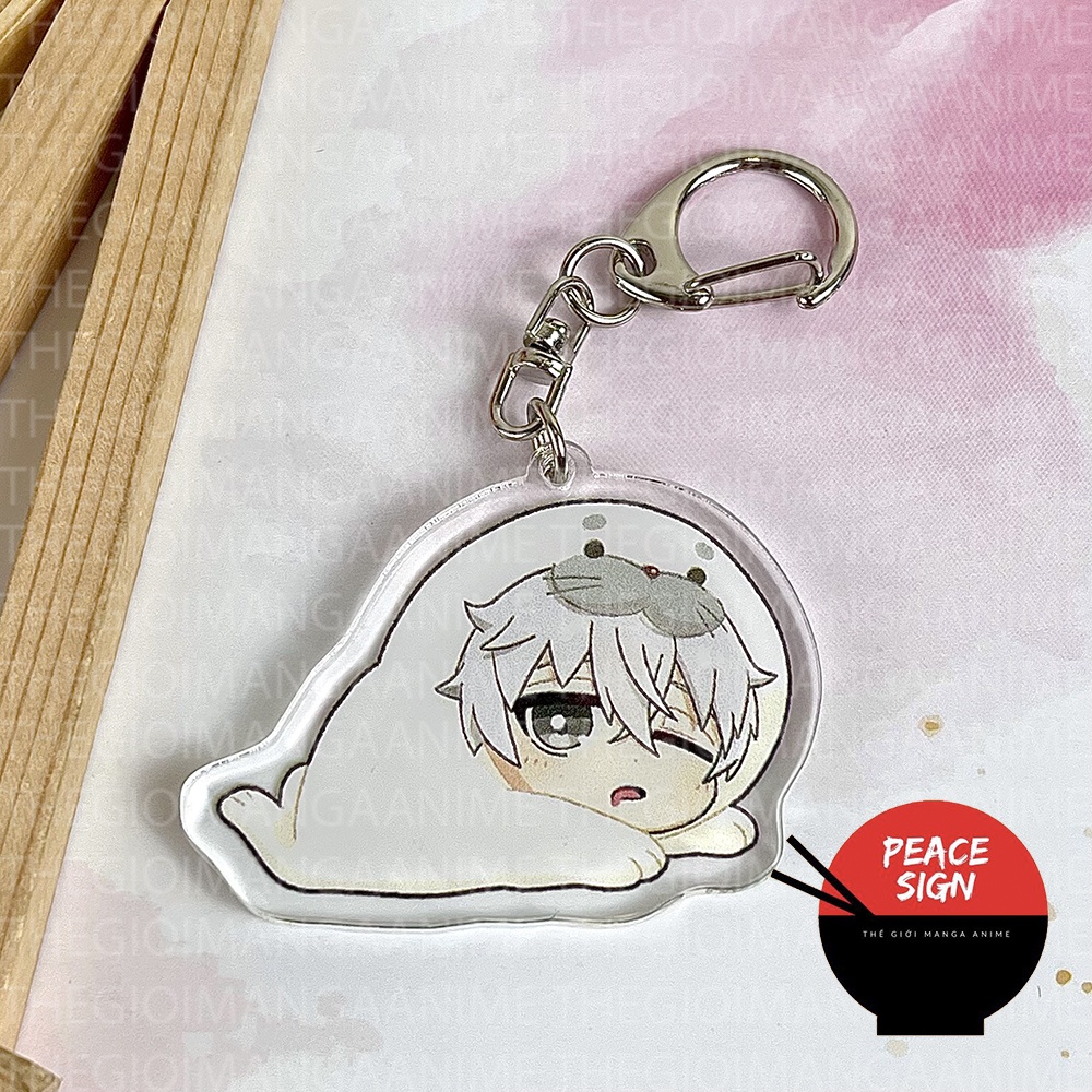Móc khóa BLUE LOCK ver SỞ THÚ in hình anime chibi mica trong acrylic keyring dễ thương nagi bachira sae reo isagi