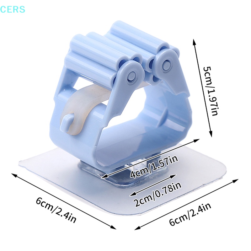 Bộ 3 Móc Treo Cây Lau Nhà Gắn Tường Đa Năng Tiện Dụng Cho Nhà Bếp / Phòng Tắm