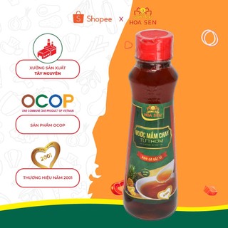 Nước mắm chay Tương Việt Hoa Sen chai 250ml - Thơm ngon tròn vị