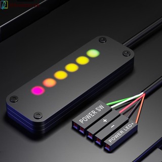 Công tắc nguồn máy tính pc hiệu ứng bật / tắt đèn rgb