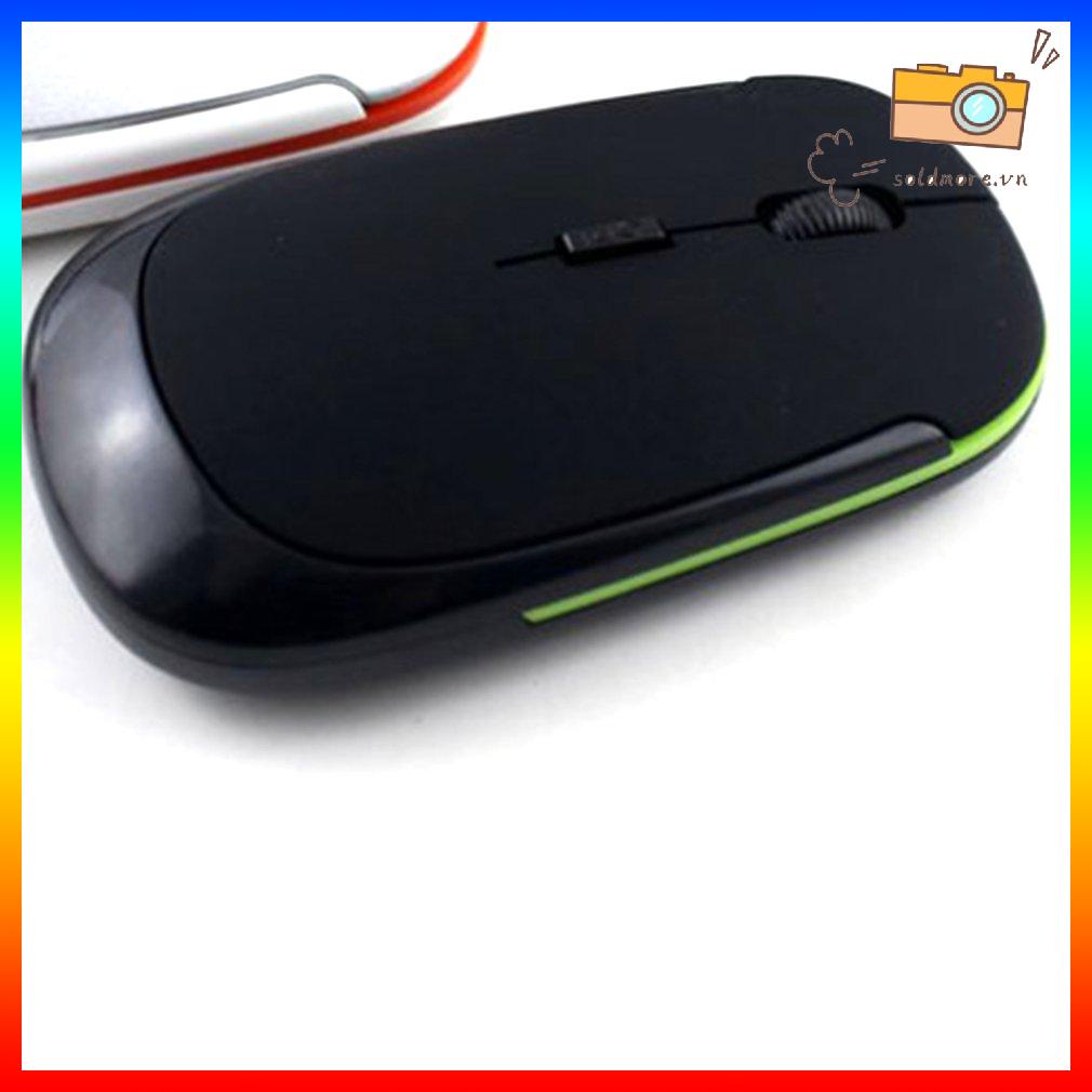 Chuột Không Dây Di Động PC Laptop Siêu Mỏng 1200 Dpi Mini Di Động Di Động