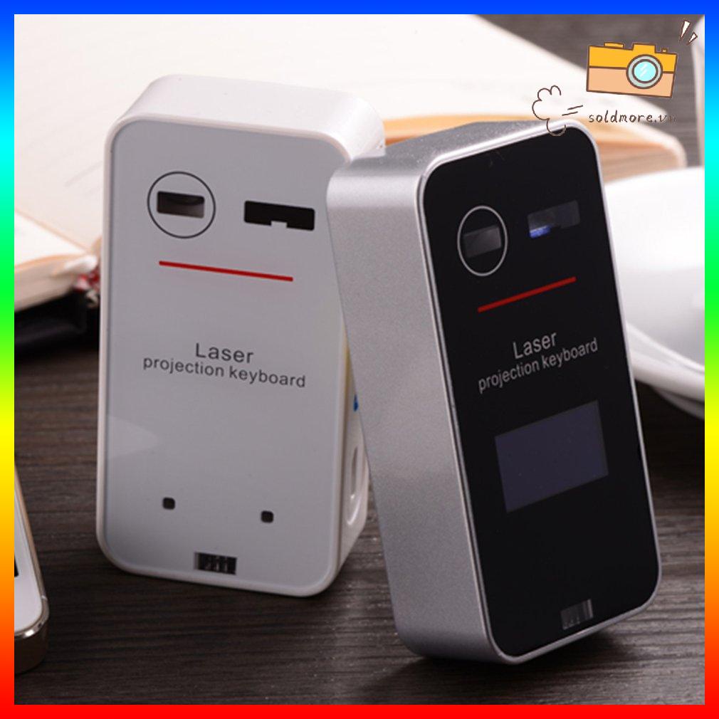 Bàn phím và chuột chiếu ảo cầm tay mini Laser dành cho máy tính bảng