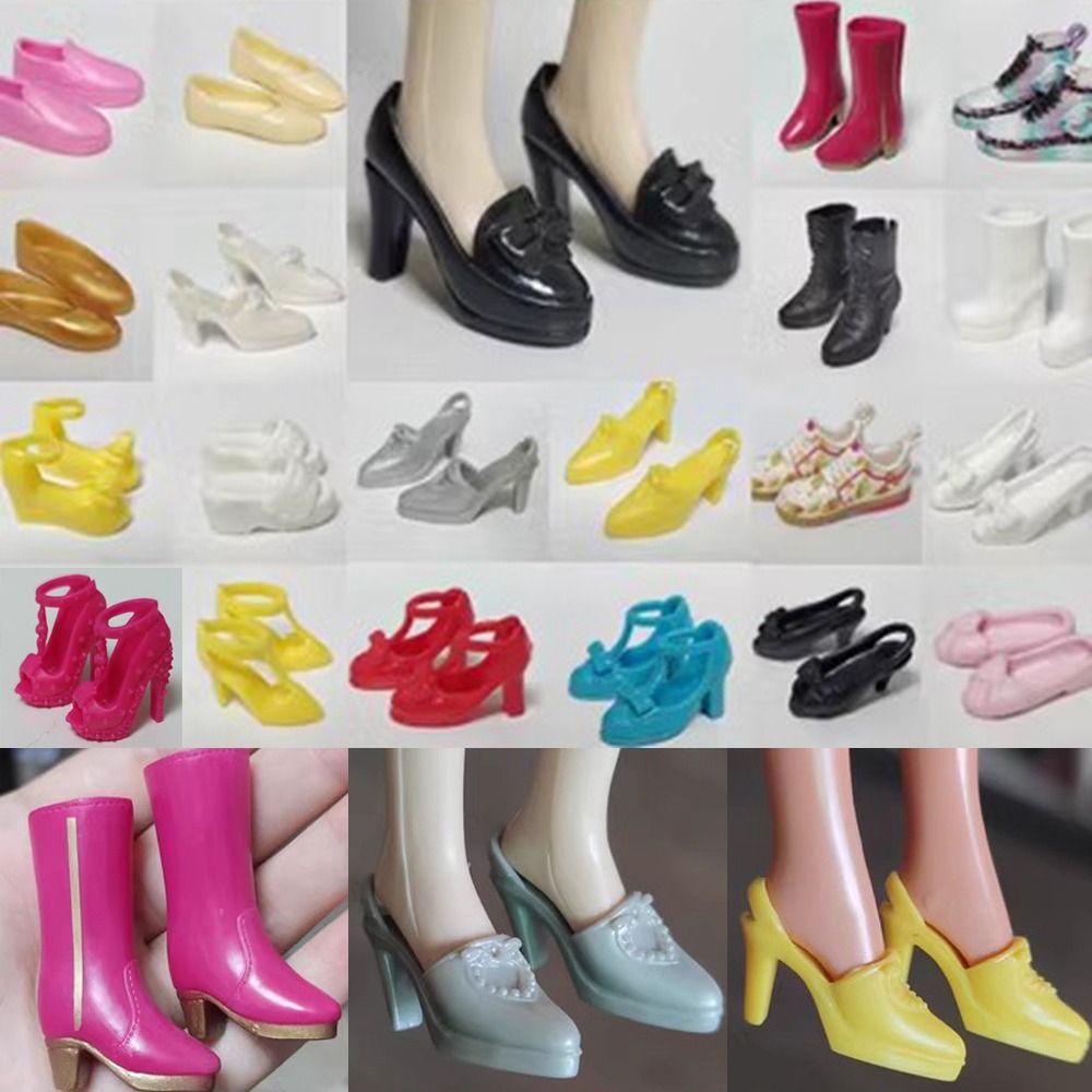 Giày Bốt Cao Gót 10 Kiểu Tùy Chọn Cho Búp Bê 1 / 6 30cm