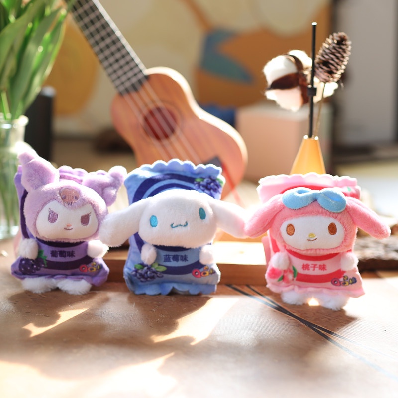 Ere1 sanrio Đồ Chơi Nhồi Bông Màu Kẹo Cho Bé Gái