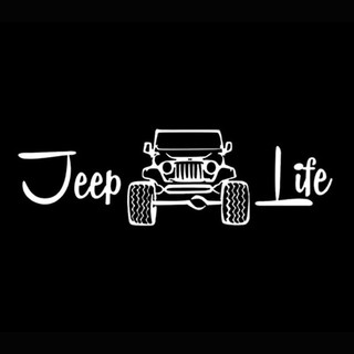 Sticker Dán Trang Trí Xe Jeep Life