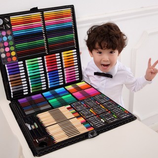 Bộ bút màu 150 chi tiết, hộp bút màu 150 món cho bé .baobaokids