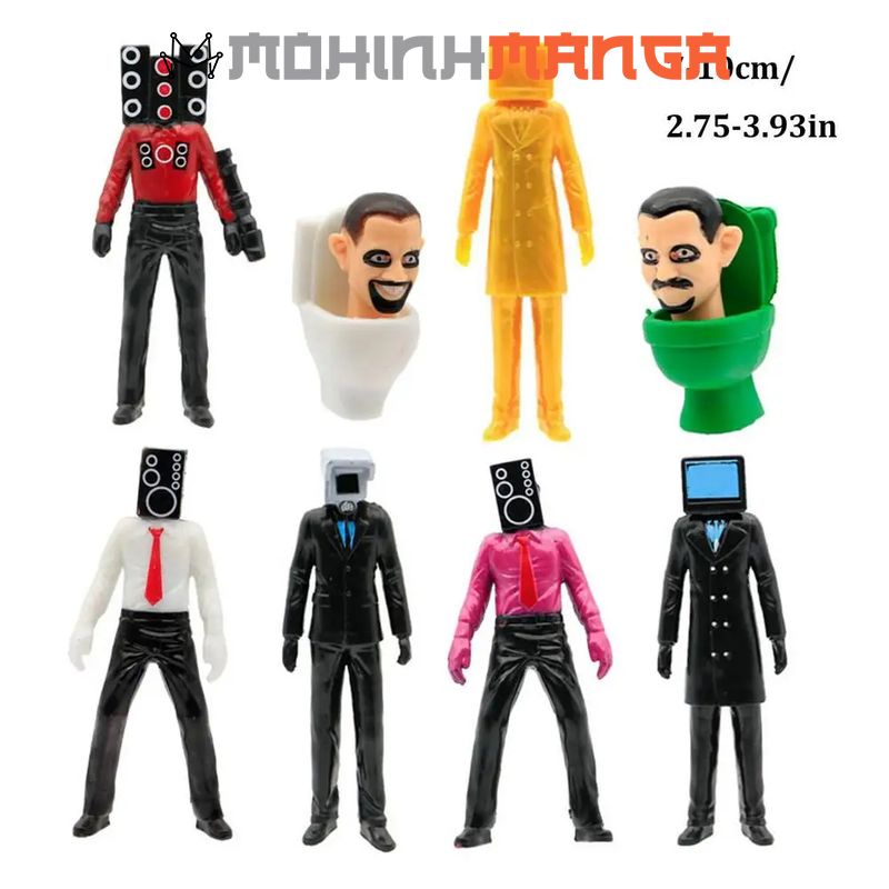 Bộ Mô Hình 6/12/15 Nhân Vật Phim Hoạt Hình Skibidi Toilet Man TV Nhà Vệ Sinh Tivi Bộ Trò Chơi Đồ Chơi Trẻ Em Cho Bé