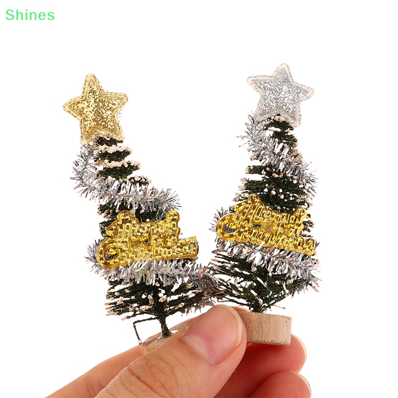 Shines Đồ trang trí Cây Thông Noel Mini Tỉ Lệ 1: 12 Trang Trí Nhà Búp Bê vn
