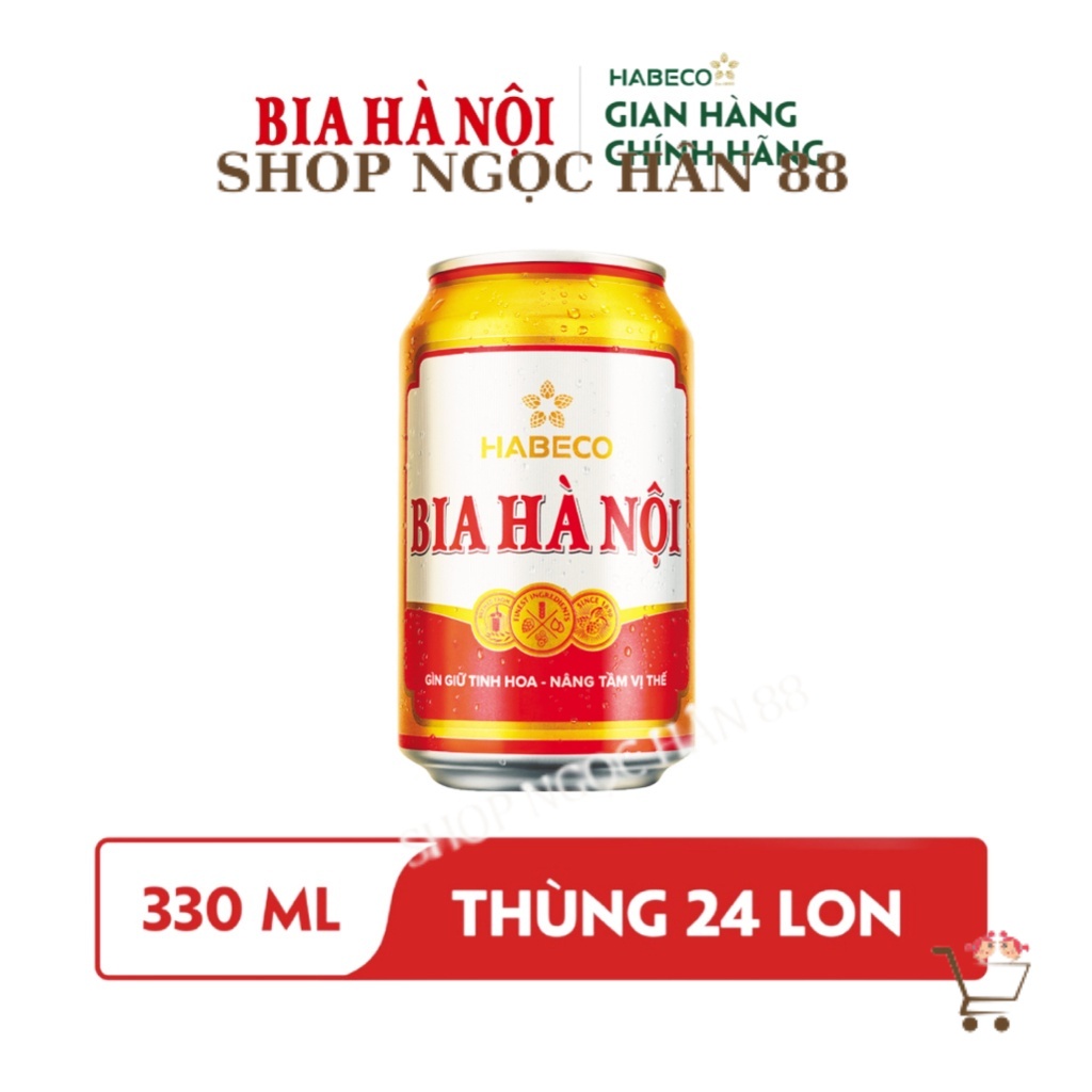 Thùng 24 lon Bia Hà Nội -