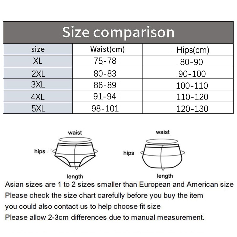 Ecmln Quần Lót cotton Thoáng Khí Họa Tiết Chấm Bi size xl-5xl Cho Nam