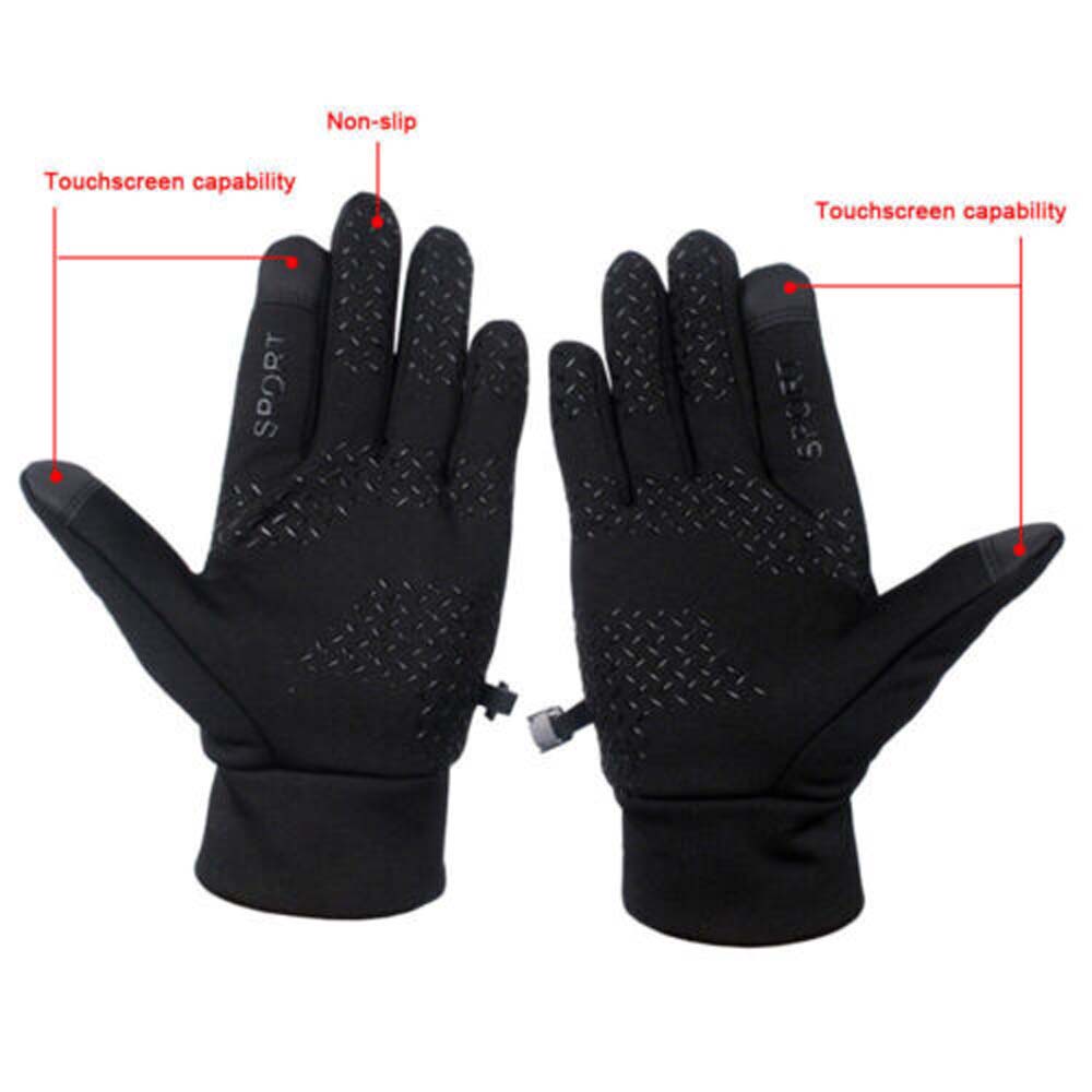 The North Face Outdoor Fleece-Lined Warm Full Finger Touch Screen Windproof Waterproof Non-Slip Driving Gloves