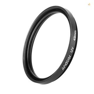 Andoer 49mm UV Ultra-Violet Filter Lens Protector for Canon DSLR Camera