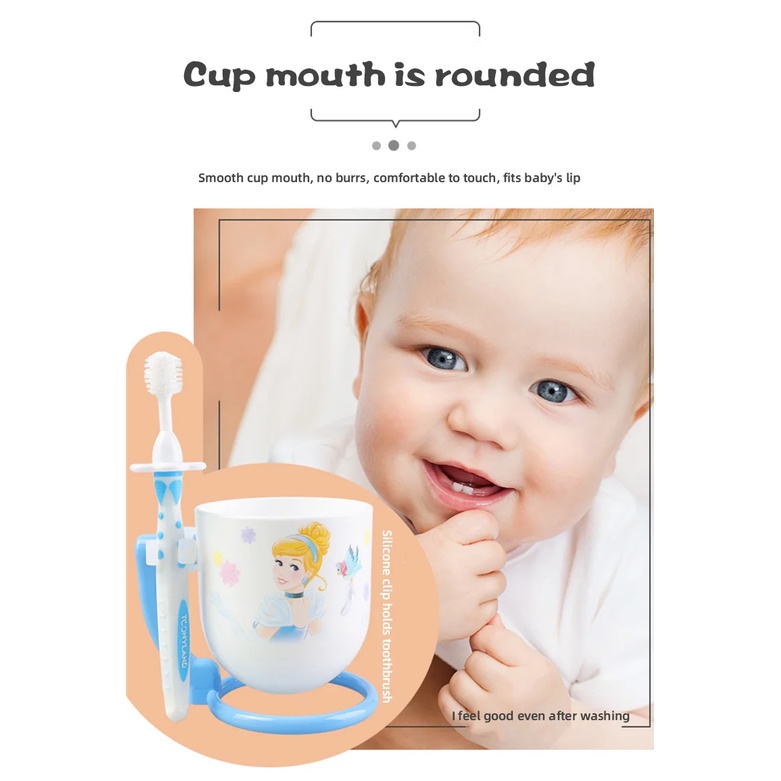 Disney Cốc Súc Miệng Hình Chuột mickey minnie Vịt donald stitch Quái Vật goofy Dùng Khi Đi Du Lịch