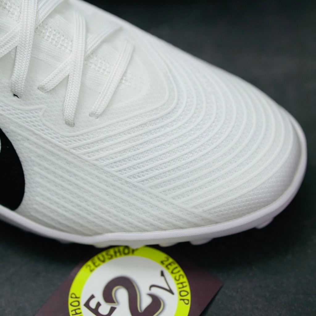 Giày bóng đá Air Zoom Mer Vapor 15 Pro Trắng Cam, giày đá banh cỏ nhân tạo nam đã khâu đế - 2EVSHOP