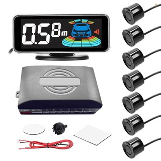Cảm Biến Đỗ Xe Với 8 Cảm Biến Phát Hiện Khoảng Cách Cảnh Báo