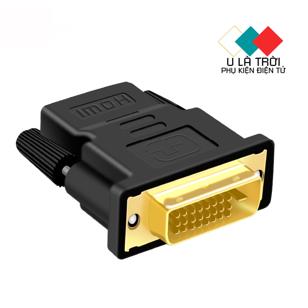 Đầu Chuyển DVI Chuẩn (24+1) Sang HDMI, DVI to HDMI