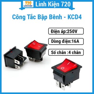 Công tắc bập bênh - kcd4 16a/250v 4pin 31x25mm