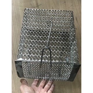 Bẫy chuột thông minh lồng sắt có sẵn dài 22cao12 rộng 17 Lồng bẫy chuột,lồng bắt chuột nhỏ bhct