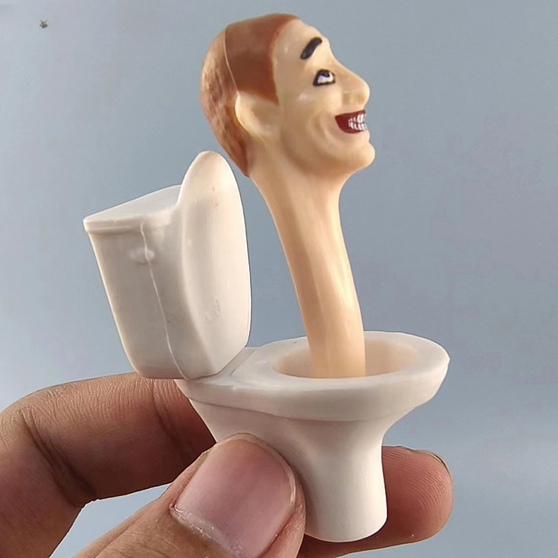 Set 12 Mô Hình toilet 8-10cm Đồ Chơi Cho Bé