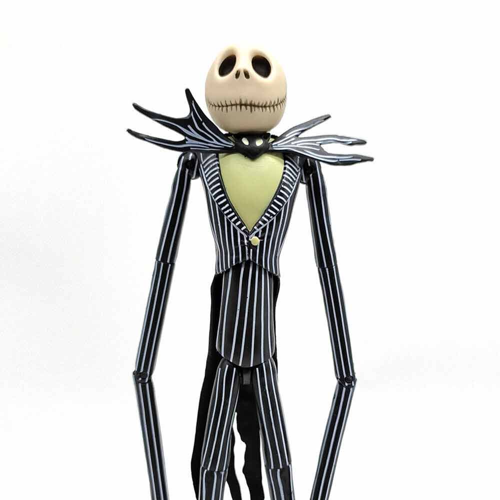 NECA The Nightmare Before Christmas Jack Skellington Figure Skull Heads Doll