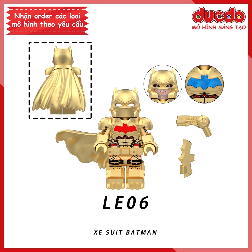 Minifigures nhân vật DC Comic Batman tuyệt đẹp - Đồ chơi Lắp ghép Xếp hình Mini Mô hình LE04 LE05 LE06