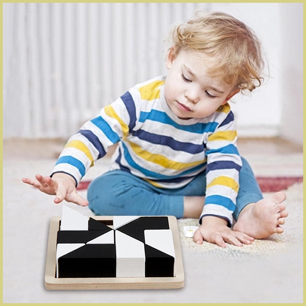Đồ Chơi Xếp Hình Mầm Non Montessoessori Bằng Gỗ Giúp Bé Học Hỏi