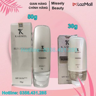 Kem chống nắng vật lý karmel sunscreen 30g và 50g