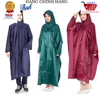 Áo mưa cánh dơi (xẻ tà) vải dù cao cấp 1m4 - che kín 2 người mùa mưa - Chống nước mưa