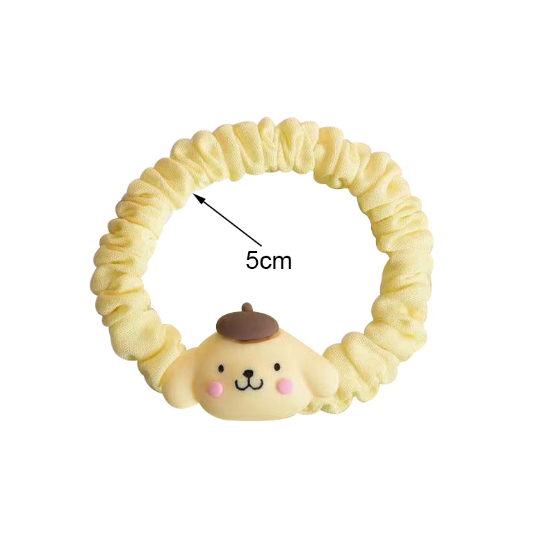 Dễ Thương Dây Buộc Tóc Hình Chú Chó cinnamon Nhồi Bông Đáng Yêu