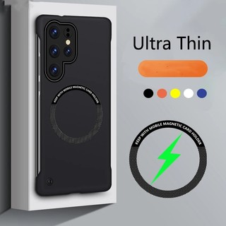 Bao Da Điện Thoại pc Cứng Không Khung Chống Sốc Cho samsung s24 s23 s22 s21 plus ultra s20fe Ốp