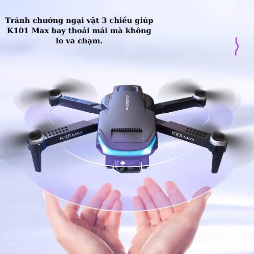 Máy Bay Flycam mini K101 Max Định Vị Luồng Quang Học Tránh Va Chạm, Máy Bay Điều Kiển Mini Camera Điều Chỉnh Cơ Điện | BigBuy360 - bigbuy360.vn