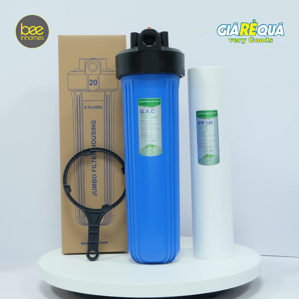 Lõi lọc chặn PP 20inch béo, jumbo, SongHong, chính hãng