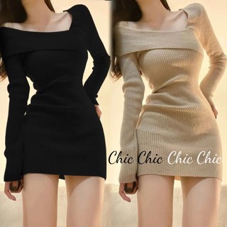 Chic Chic váy nữ Đầm Body Cho thời váy Đơn giản hàn quốc Fashion Thời trang WLQ24101JZ 1Z240103