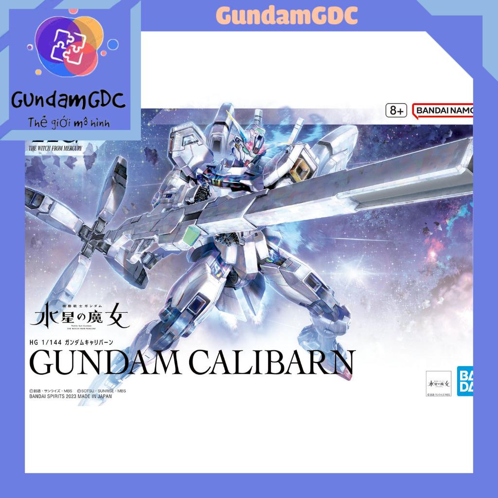  Mô Hình Lắp Ráp HG 1 144 Gundam Calibarn Bandai 4573102653222   THE WITCH FROM MERCURY  + Decal huỳnh quang phát sáng 